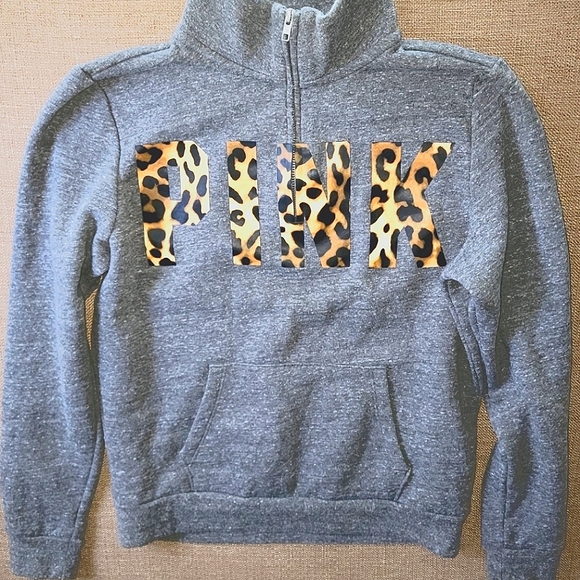 Rare VS pink Rare cheetah speckled quarter zip - Picture 5 of 9